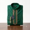 Runcati Mens Kaftan Thobe Button Down